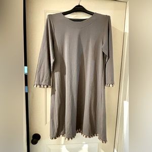 Spartina Island Fringe 3/4 Sleeve Dress